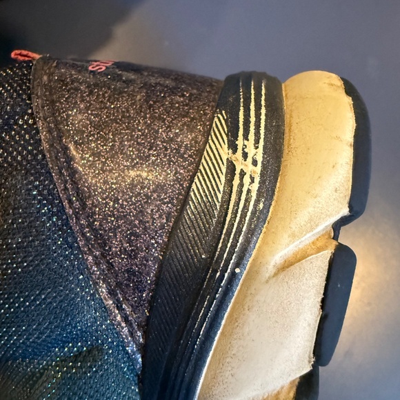 Size 2 Stride Rite Girls M2P Cora Navy Multi Sneakers - Picture 9 of 10